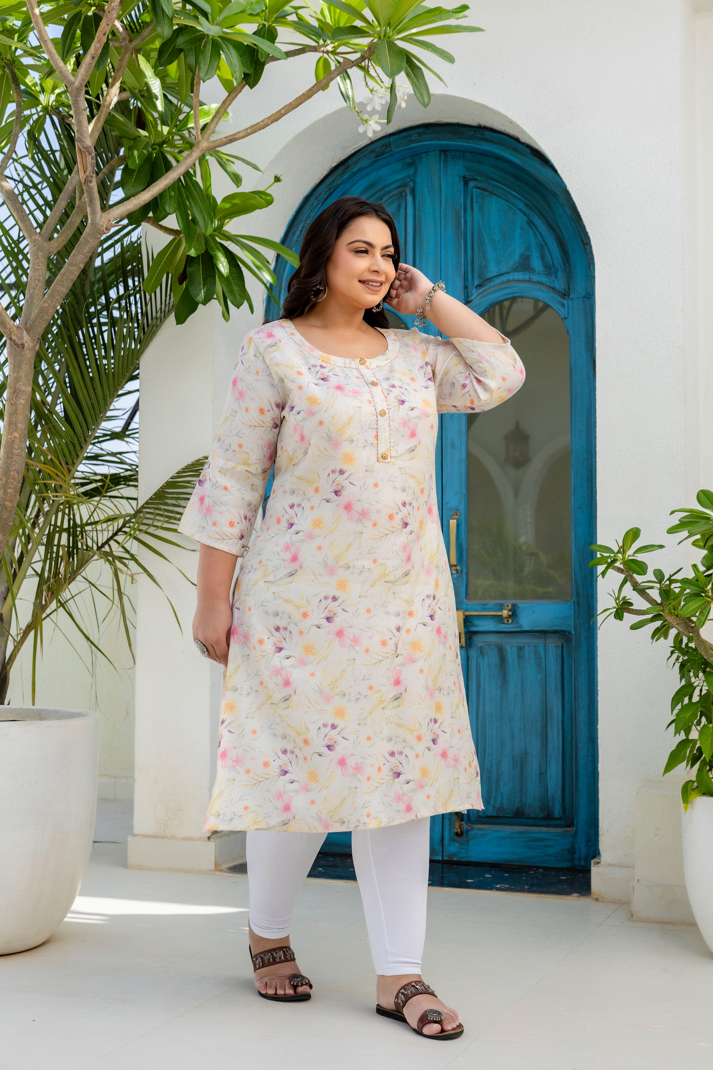 Blush Garden Breeze Kurti