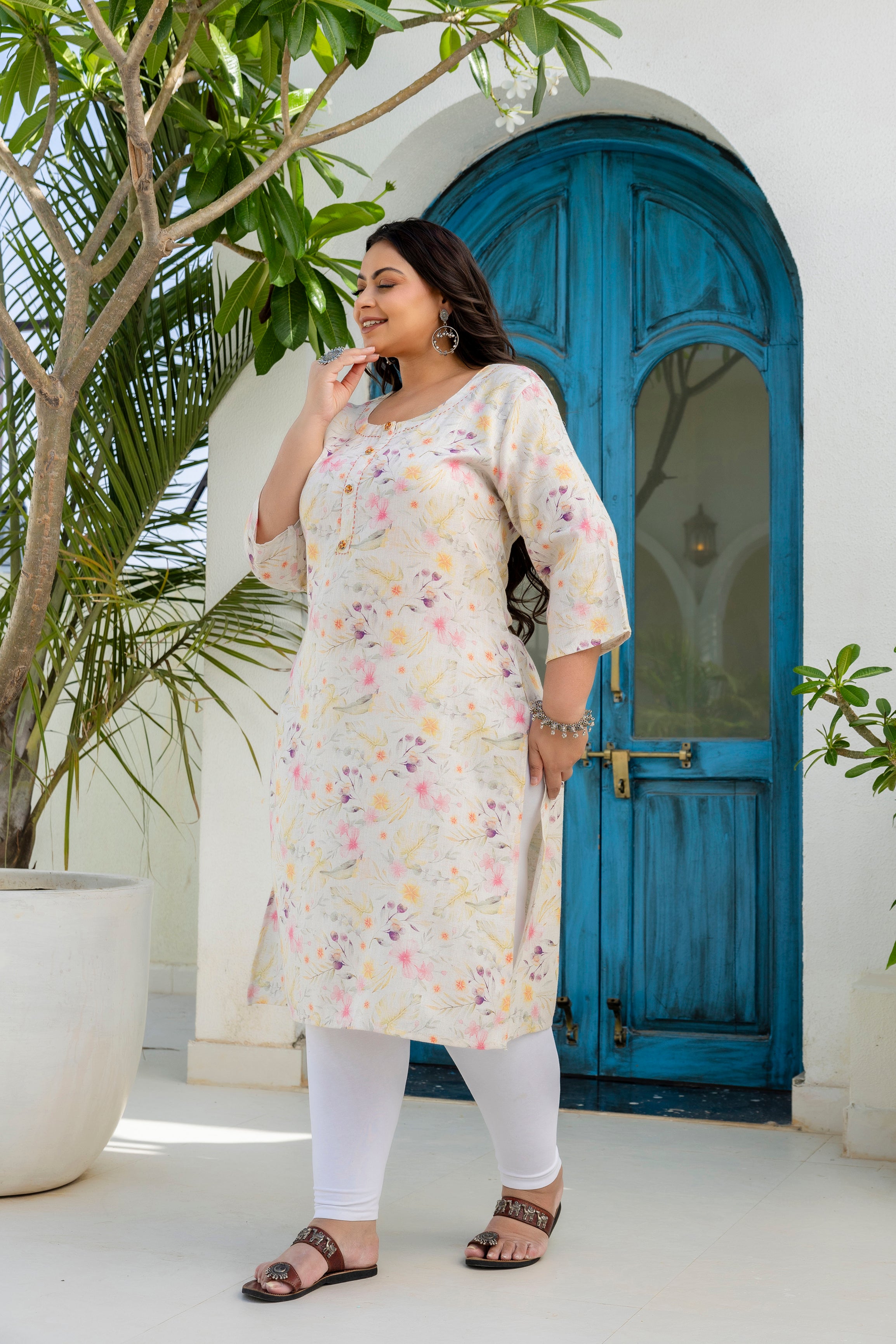 Blush Garden Breeze Kurti