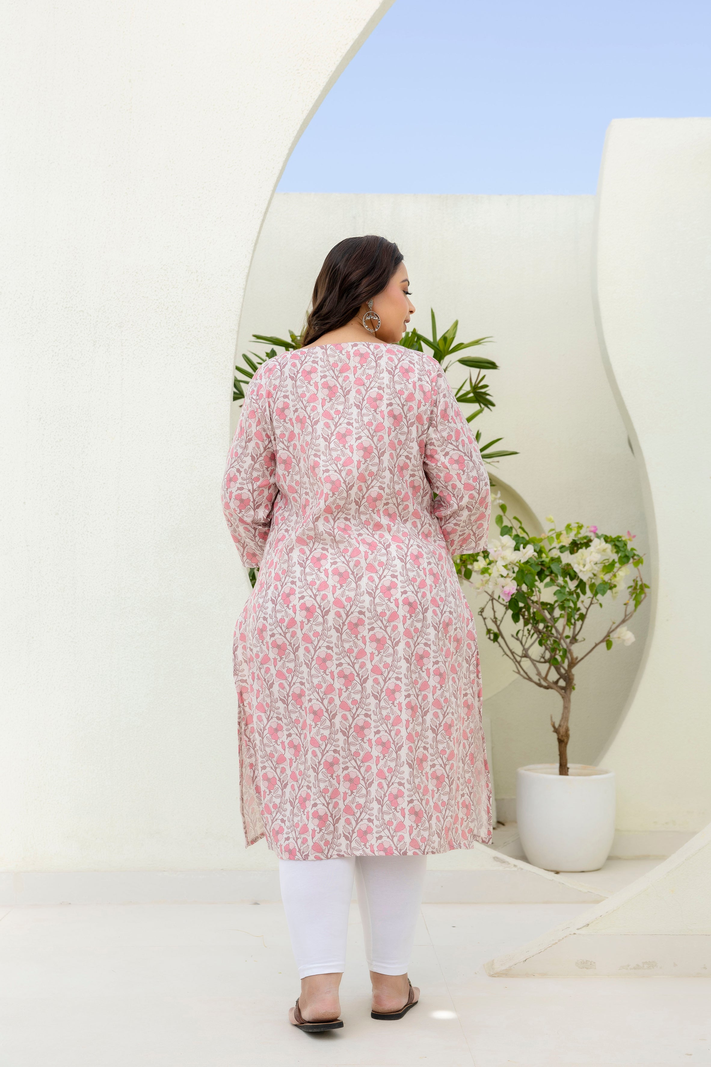 Spring Aura Floral Kurti