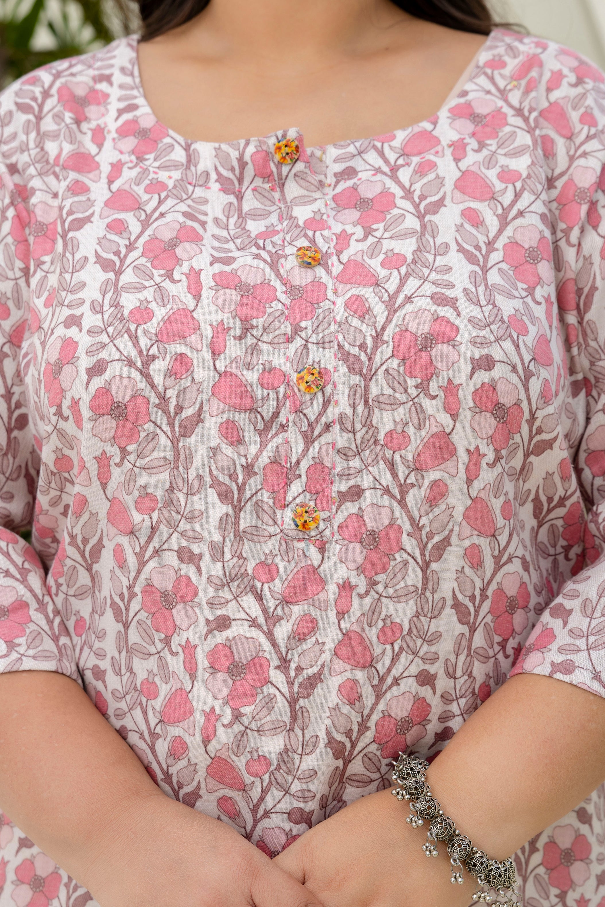 Spring Aura Floral Kurti
