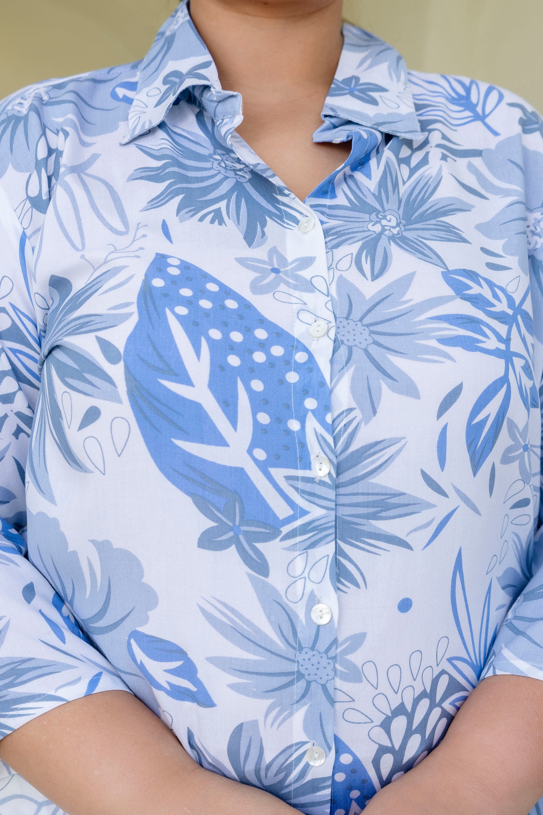 Powder Blue Botanical Set