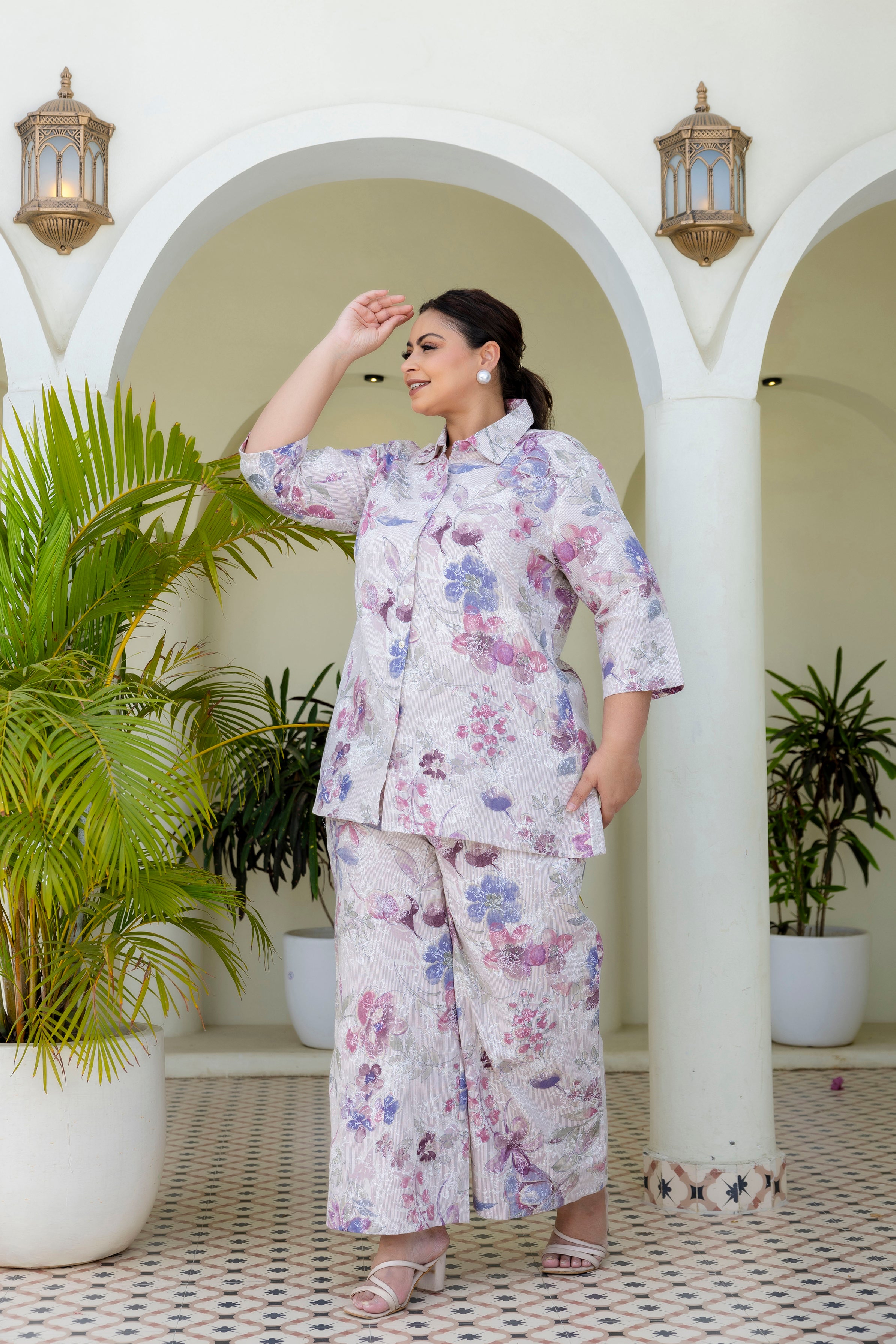Slate Floral Everyday Set