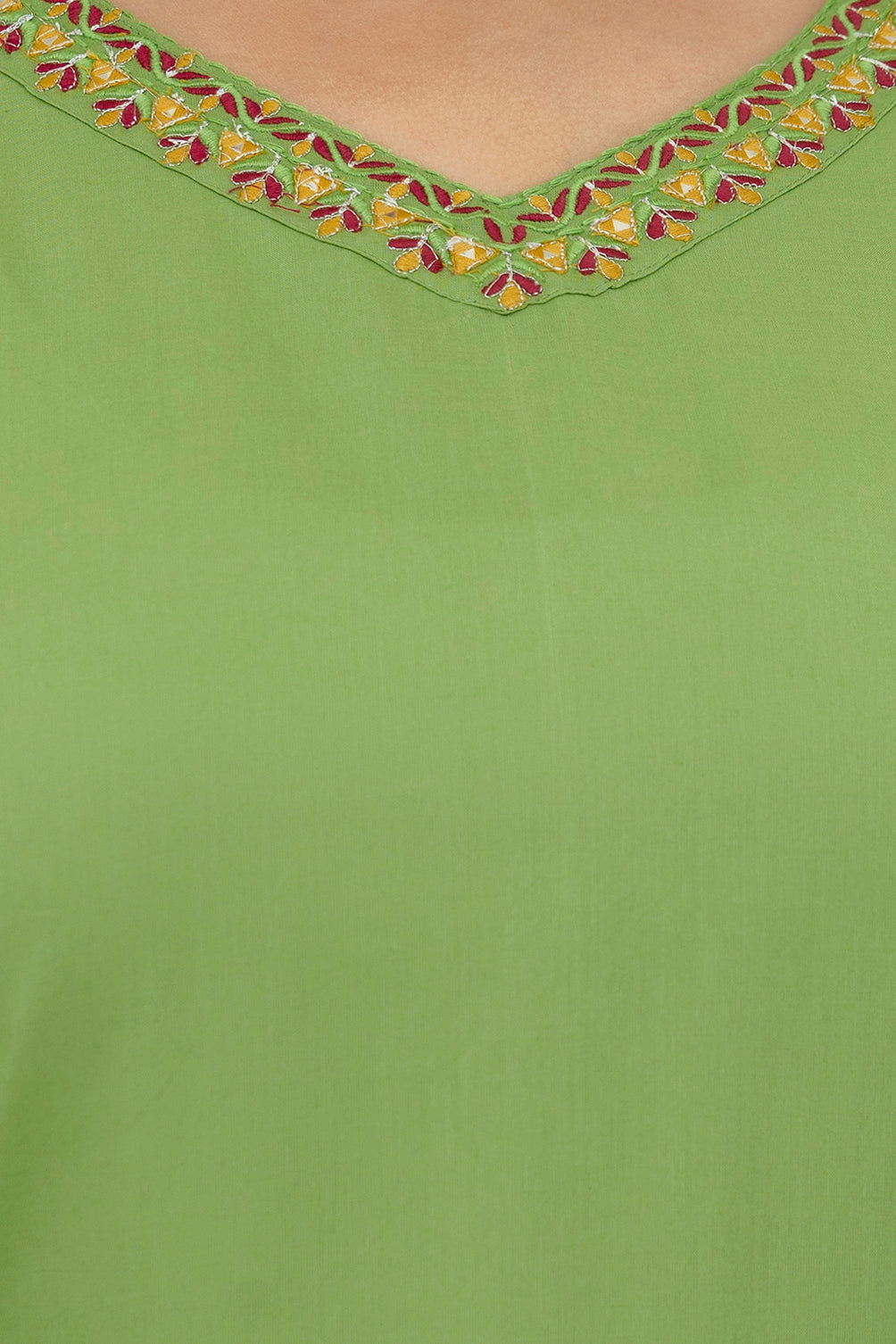 Olive Green Grace Kurta Set