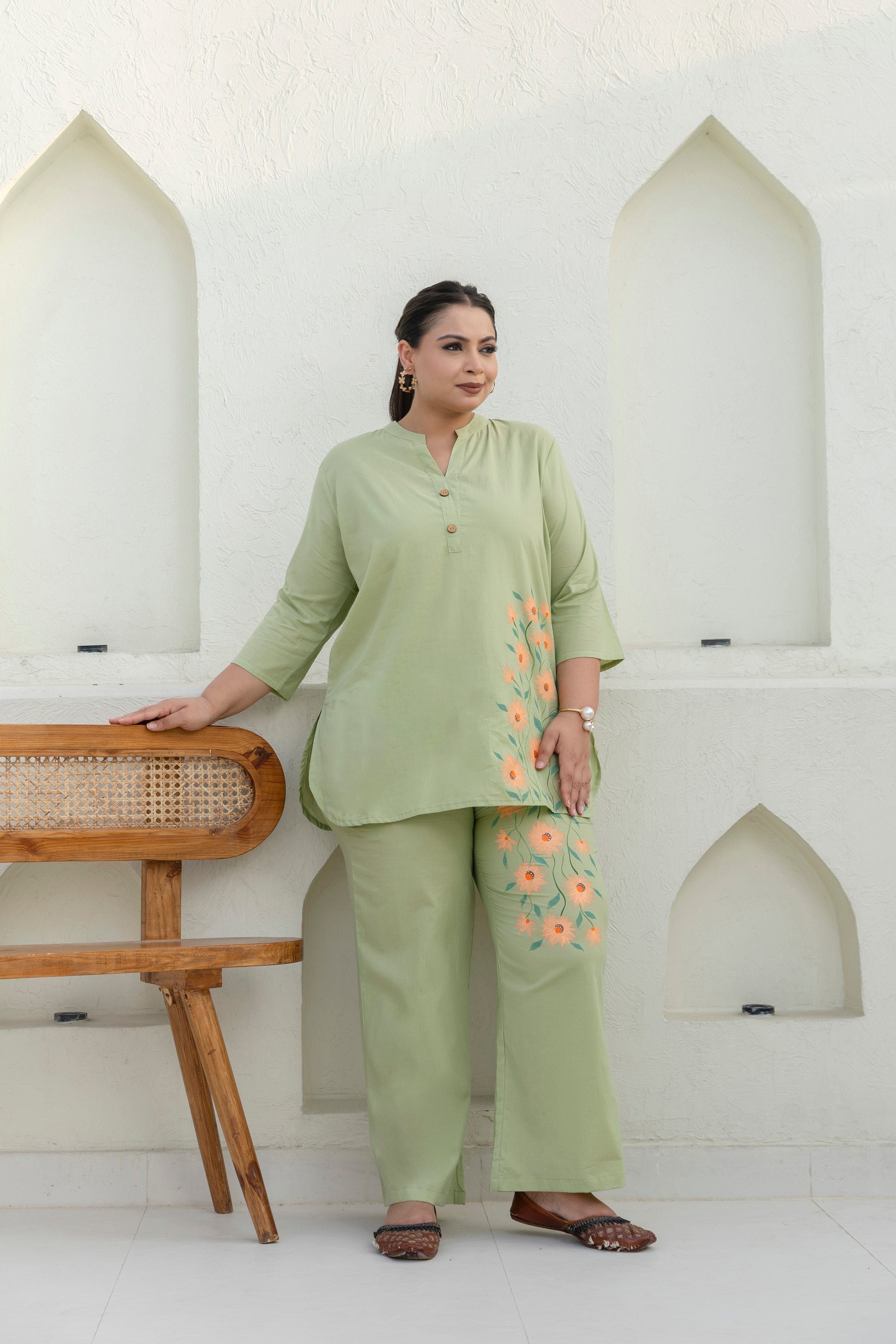 Sage Blossom Co-ord Set