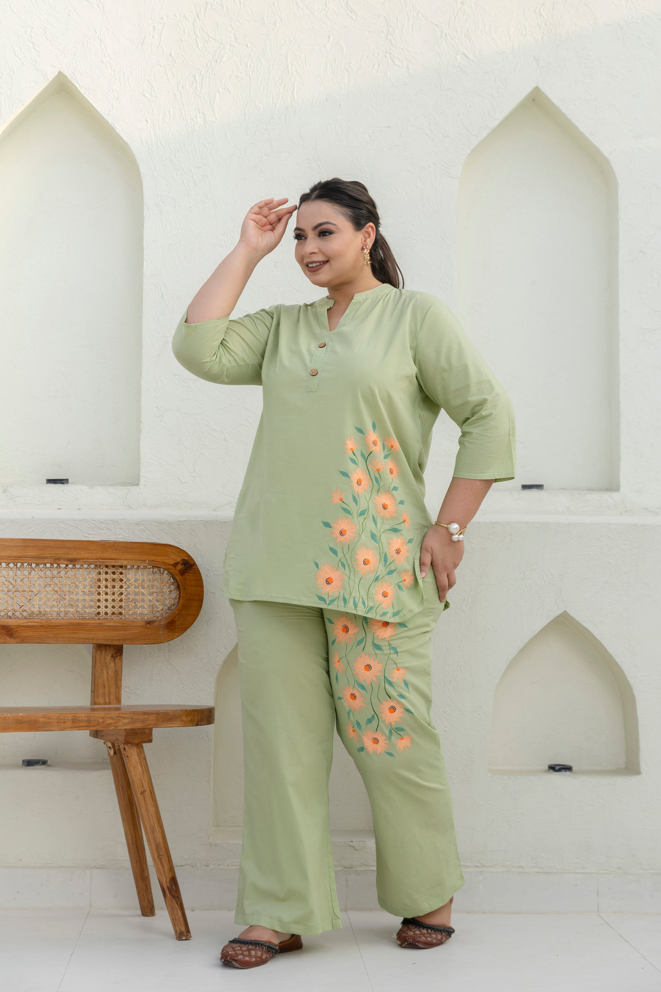 Sage Blossom Co-ord Set